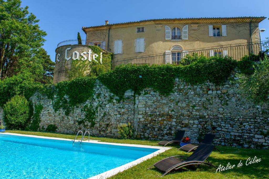 Le Castel Du Mont Boise Hotell Montboucher-sur-Jabron Exteriör bild